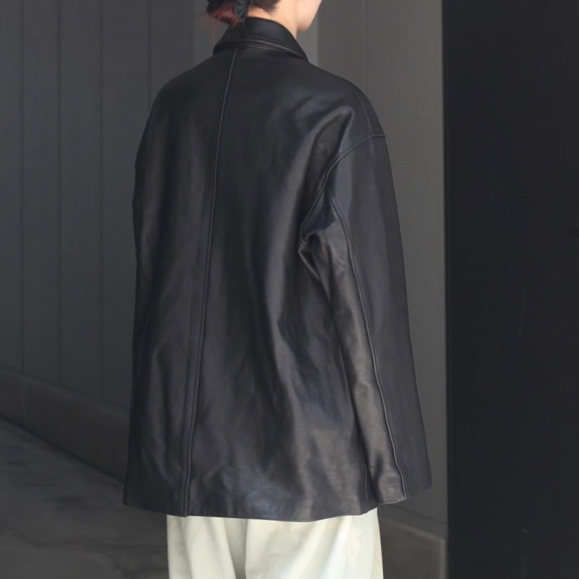 【残りわずか】Lambleather Car Jacket