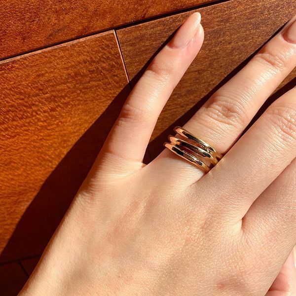 【お取り寄せ注文可能】K10 Narrow Ring_No.10(GOLD)
