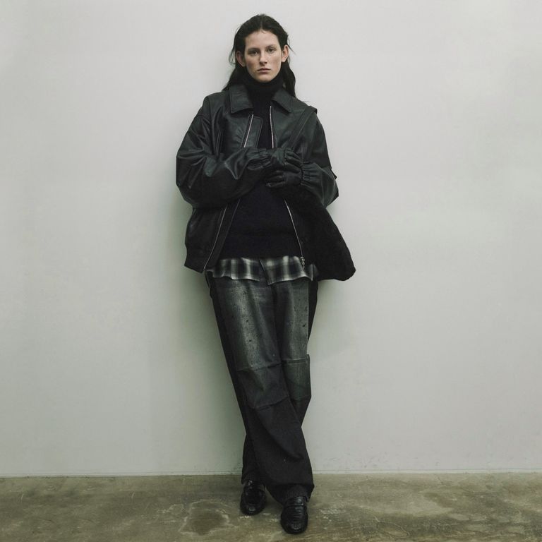 ssstein - 【残り一点】Nylon Combination Splashed Denim Jeans 