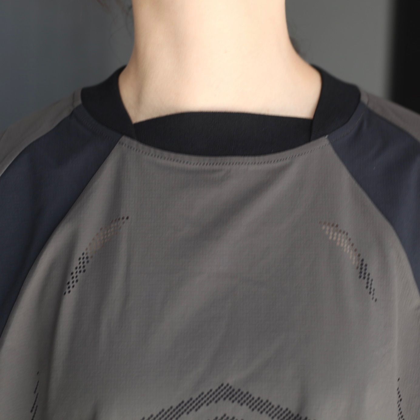 【残り一点】Lasered Nylon Crewneck