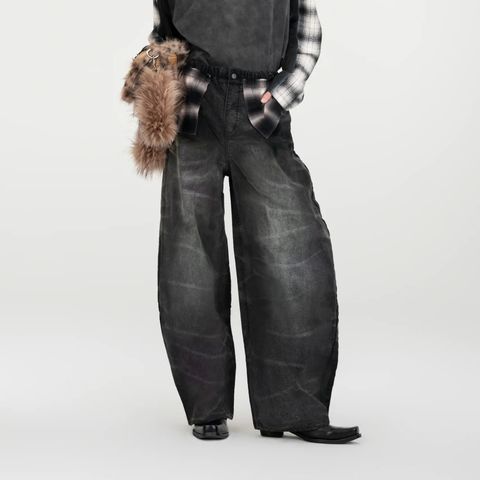【残り一点】2-IN-1 Washed Denim Pants