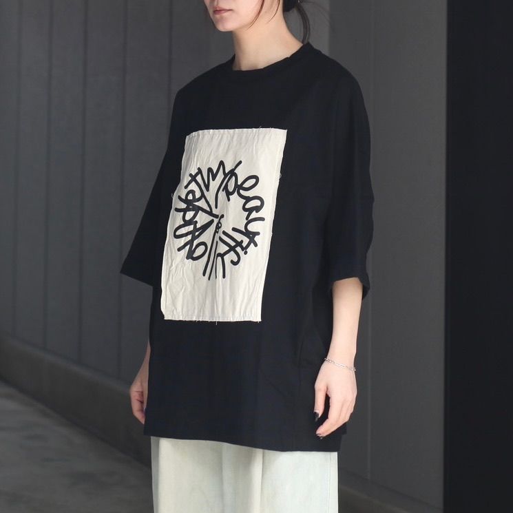 【再販売通知受付可能】MBLドルマンスリーブプリントS/S Tee