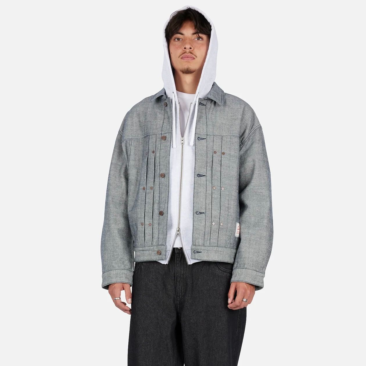 【残り一点】Pleated Denim Jacket