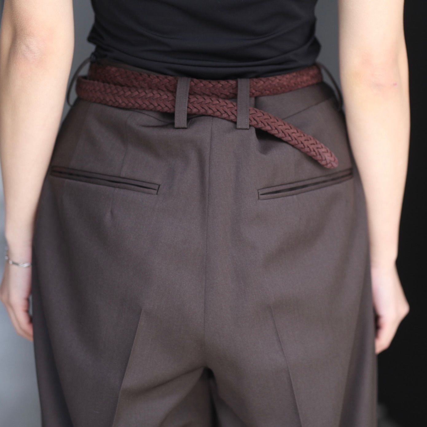ssstein - 【残りわずか】Extra Wide Trousers(2/90 WOOL ssstein - 【残りわずか】Extra Wide Trousers(2/90 WOOL