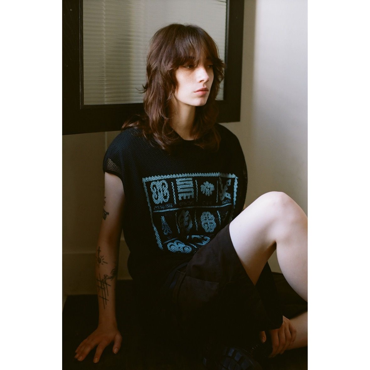 【残りわずか】N/S Mesh T-shirt