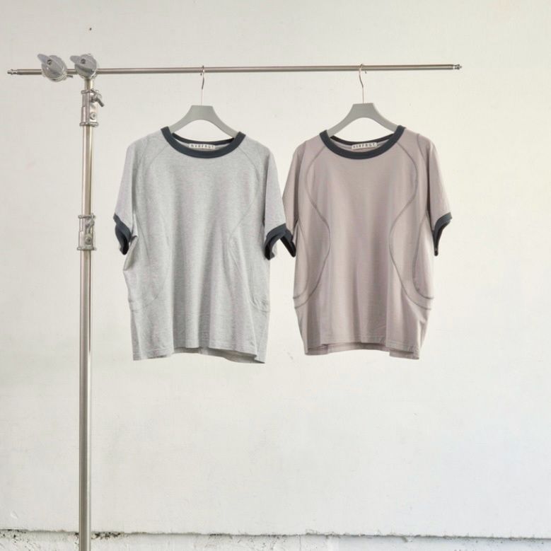 【残り一点】Panelled Half Sleeve Ringer T-Shirt