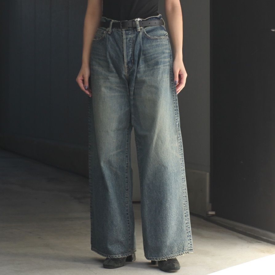 【残りわずか】Wide Vintage Denim Pants