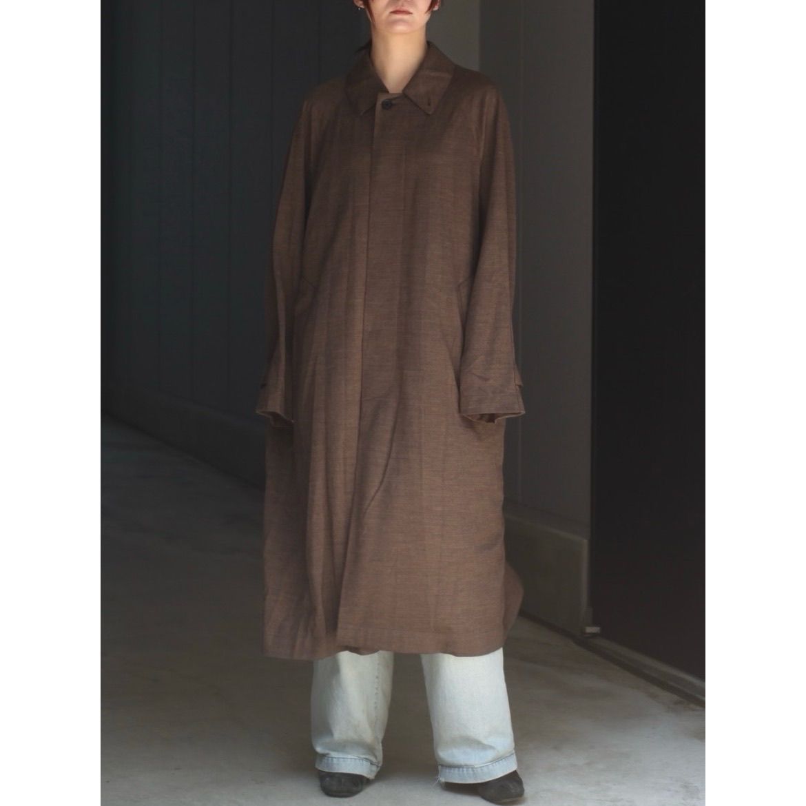 【残り一点】36G Wool Herringbone Incl Coat