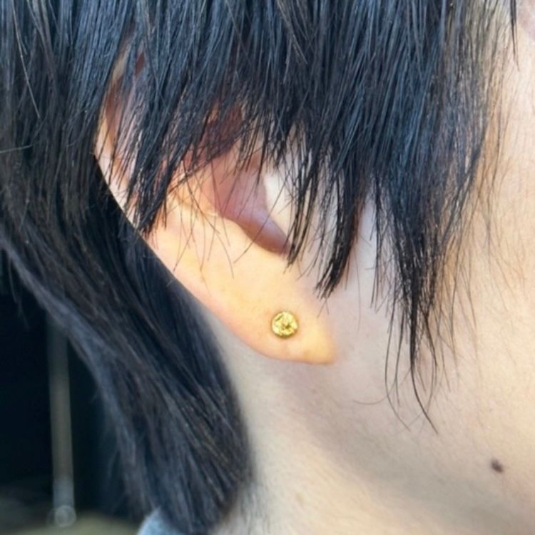 【お取り寄せ注文可能】Mini Moon Earrings