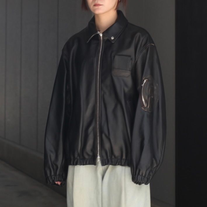 【残りわずか】Sheep Leather Flight Jacket