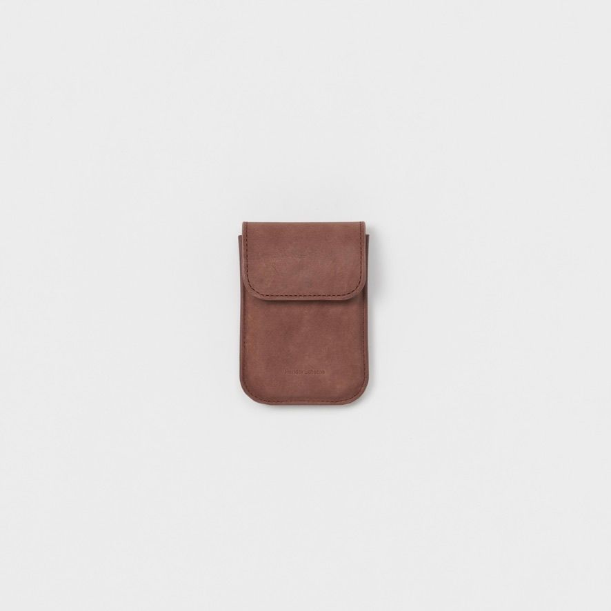 【再販売通知受付可能】Flap Card Case(CHOCO)