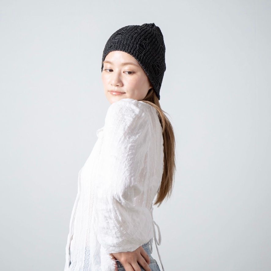 【残り一点】Damage Mesh Beanie