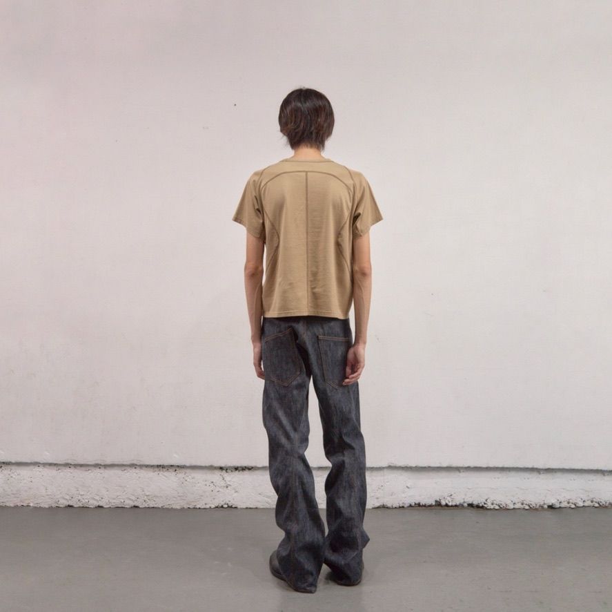 【残り一点】Panelled Half Sleeve T-Shirt