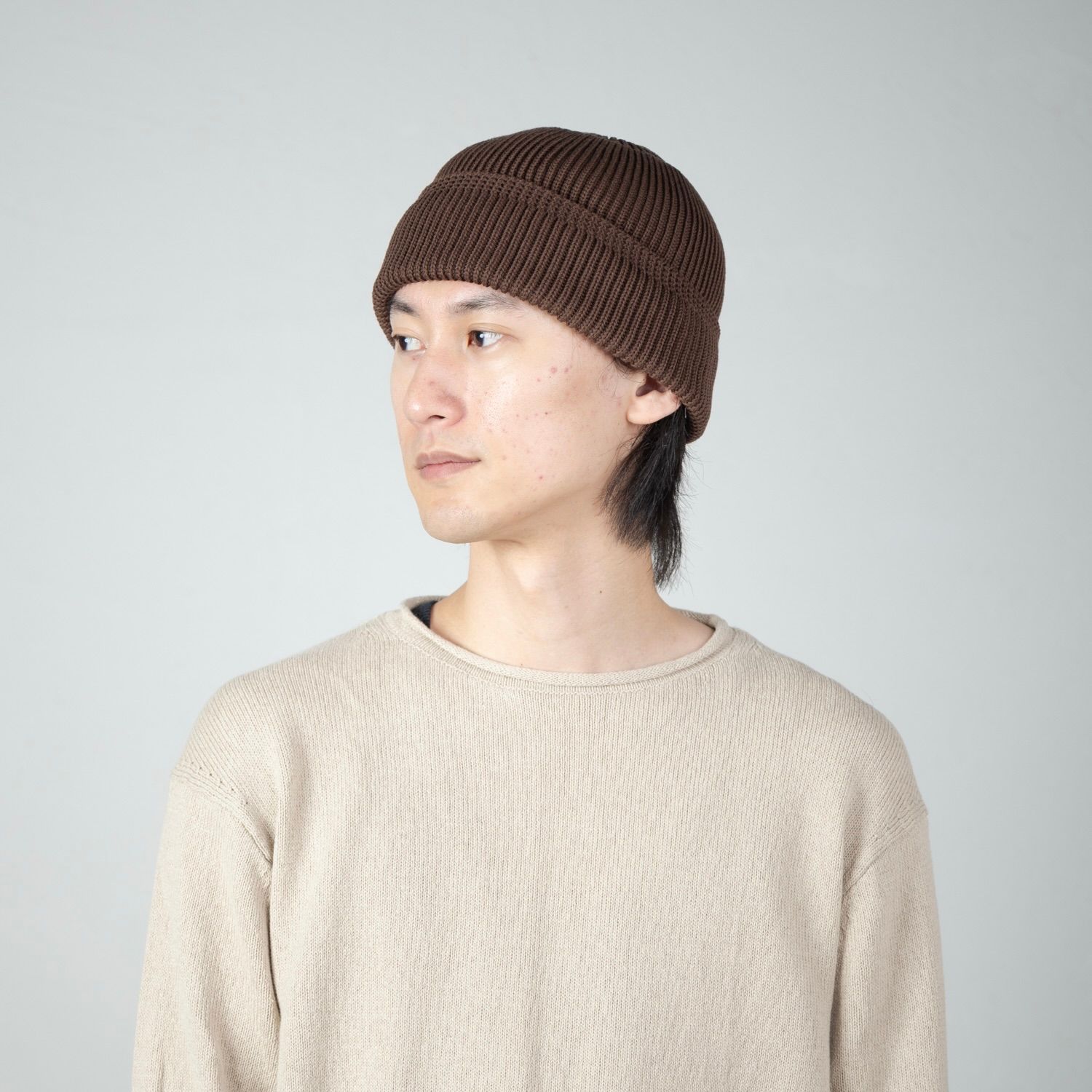 【残り一点】Cotton Acrylic Knit Beanie