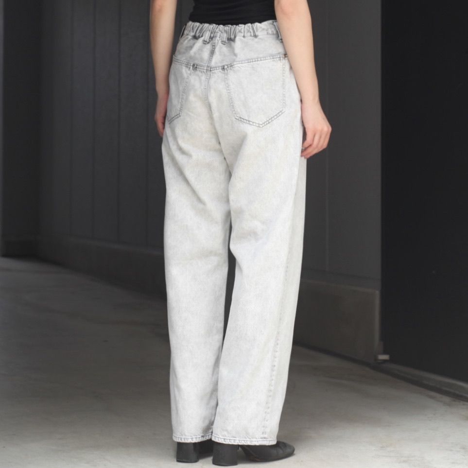 YOKE - 【残り一点】Denim Wide Straight Pants Vintage Wash