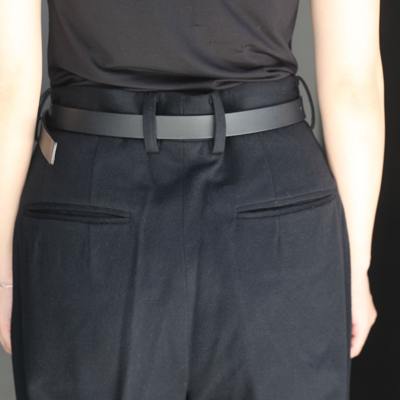 【残り一点】W/CA Beaver Straight Trousers