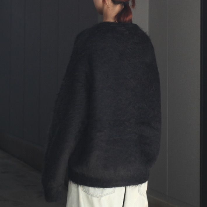 【残り一点】Kid Mohair Knit V Neck Cardigan