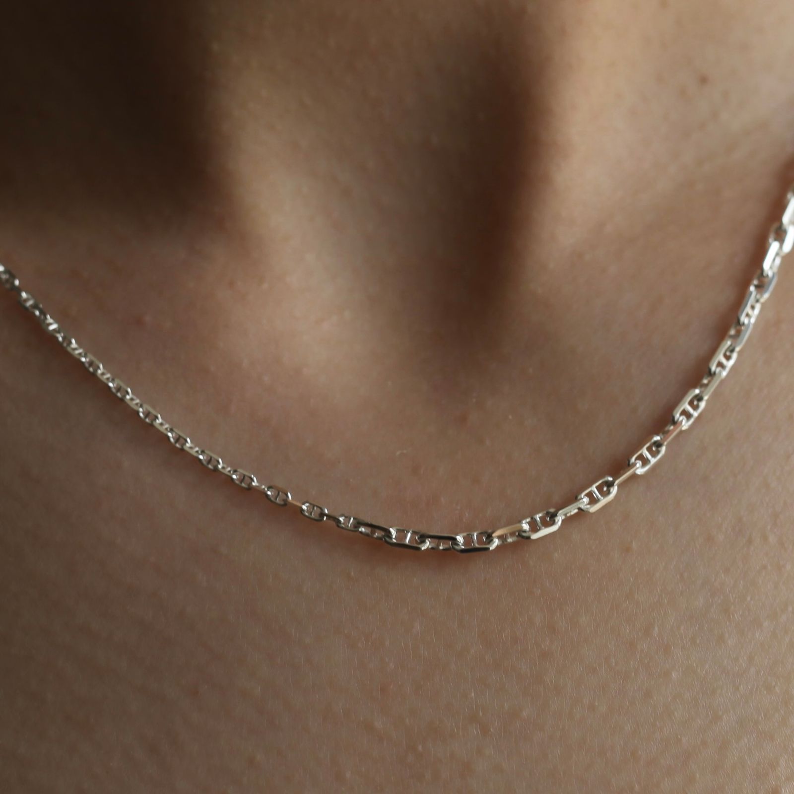【残り一点】Gradient Anchor Chain Necklace T-BAR