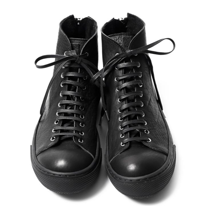 レザー種類 : CORDOVAN SPLIT(BLACK)
※商品ページ画像のレザー及び、仕様はサンプルとしてご覧ください。