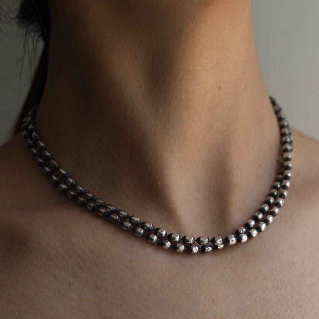 【お取り寄せ注文可能】Oval Bowl Chain W Necklace
