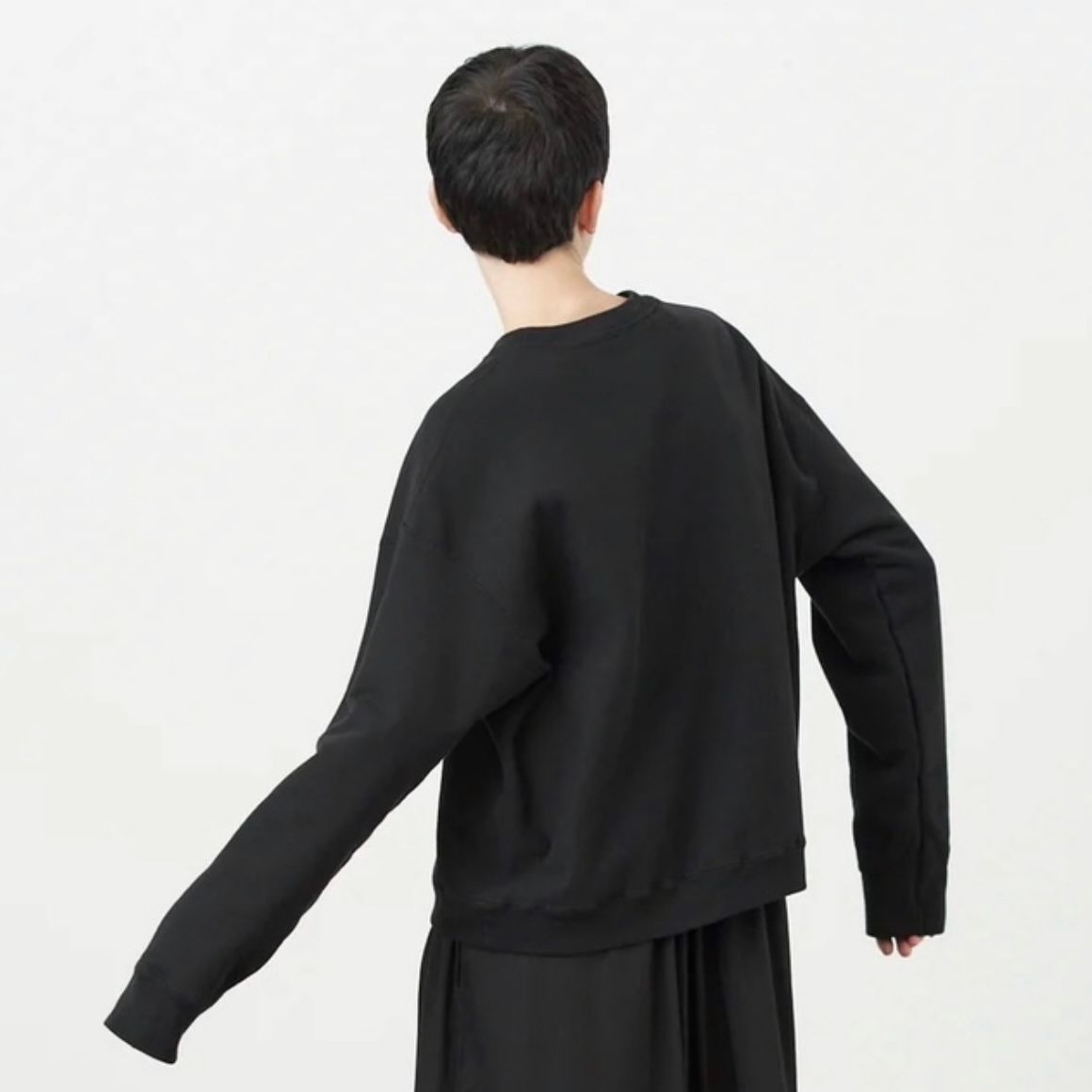 ATON - 【残りわずか】Garment Dyed Urake Oversized Sweatshirt