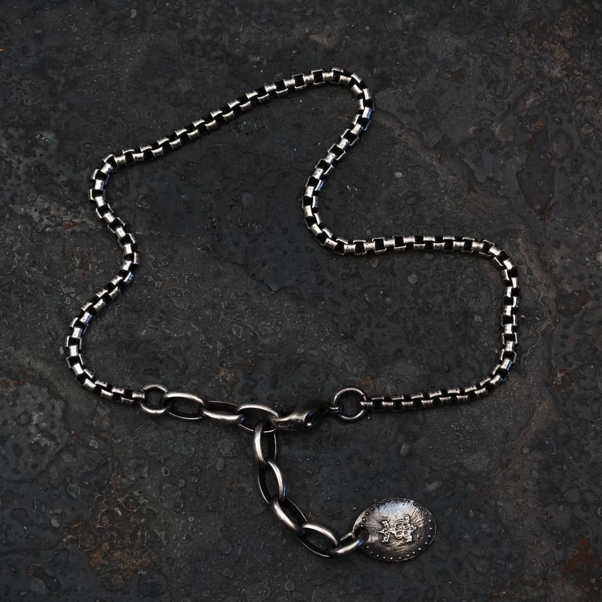 【お取り寄せ注文可能】Narrow Square Block Chain Anklet