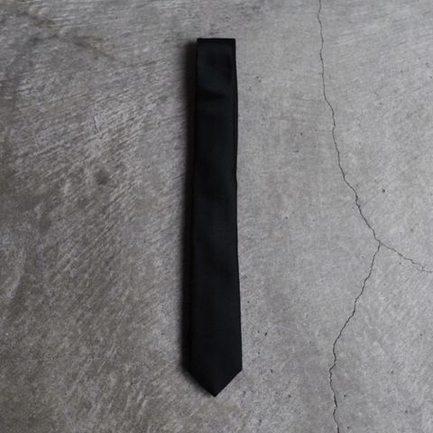 【残りわずか】Regular Silk Tie(BLACK)