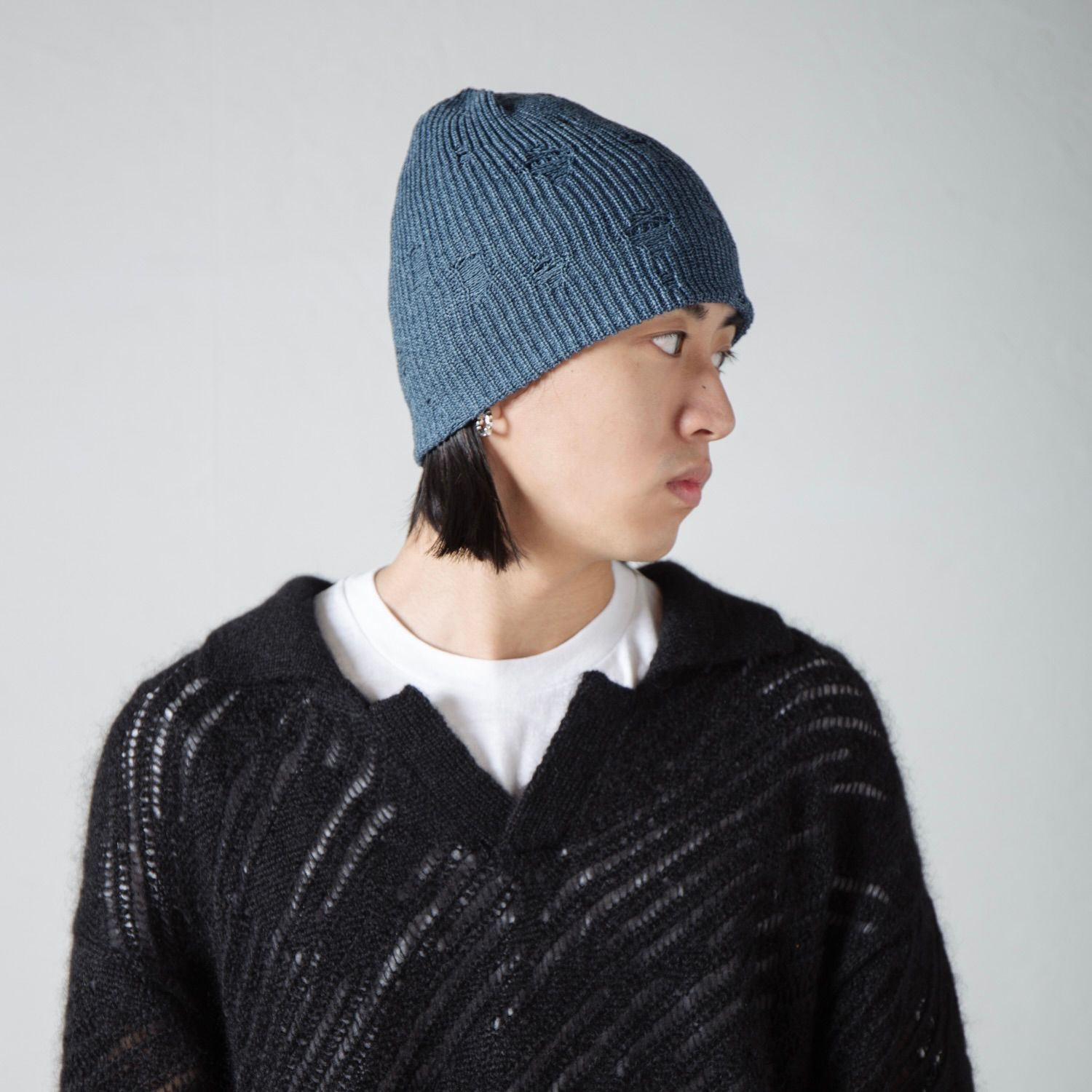 【残りわずか】Damage Summer Knit Beanie