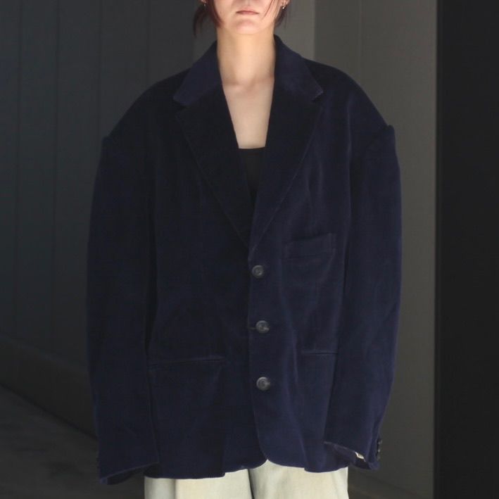 【残り一点】Round Big Shoulder Corduroy Jacket