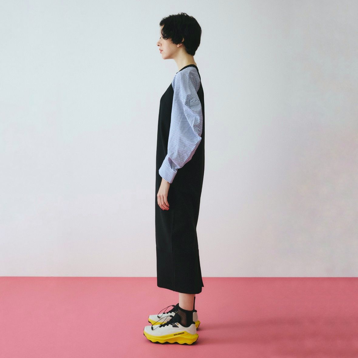 【残り一点】Volume Sleeve Knit Dress