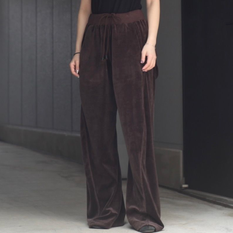 NVRFRGT - 【残り一点】Velour 3D Twisted Lounge Pants