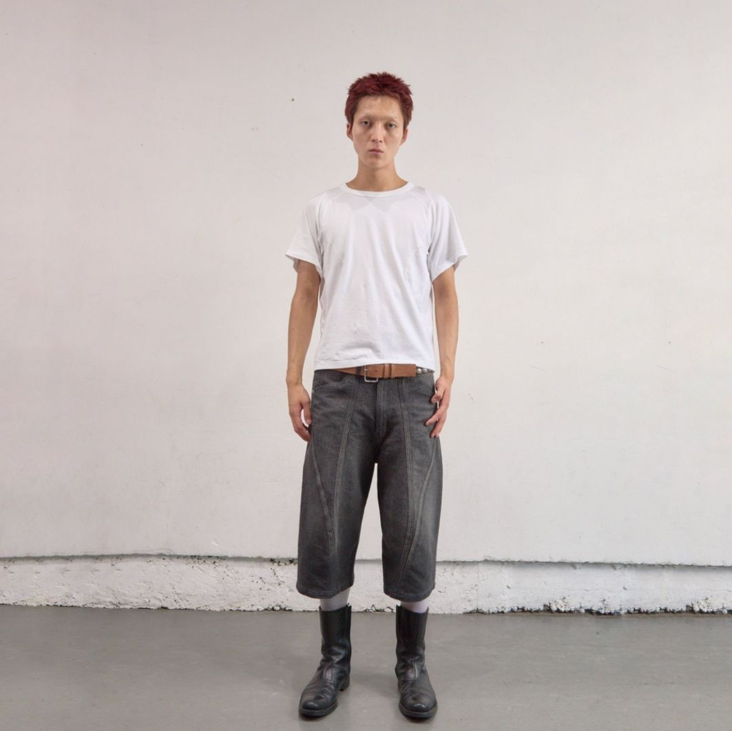 【残り一点】Panelled Half Sleeve T-Shirt