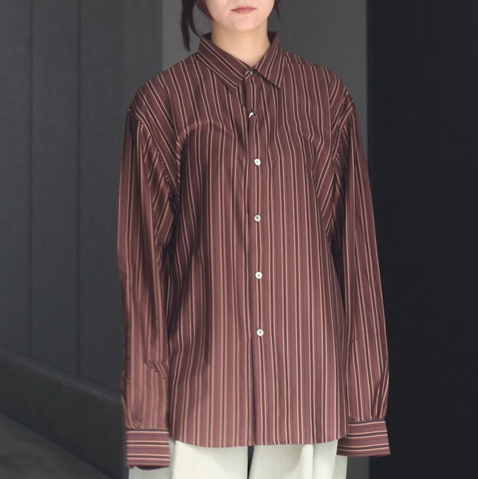 トップス KANEMASA PHIL. 46G MODEST STRIPE SHIRT KANEMASA PHIL. - 【残り一点】46G Modest Stripe Shirt
