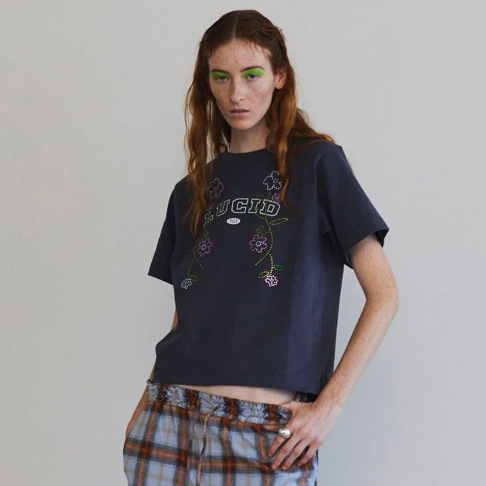 【残り一点】Lucid Glitter Flower Tee