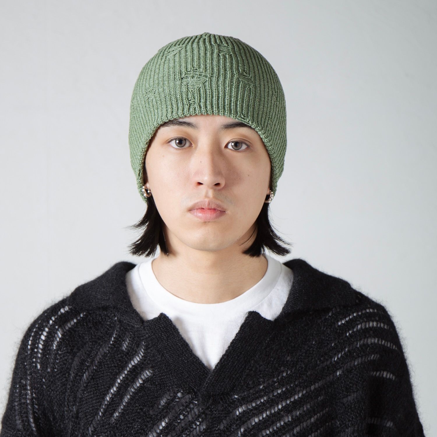 【残り一点】Damage Summer Knit Beanie