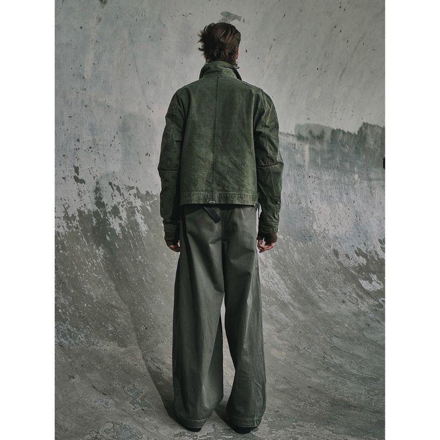 【残り一点】Wrapped Work Trousers With Night-Cut(AGED TWILL)