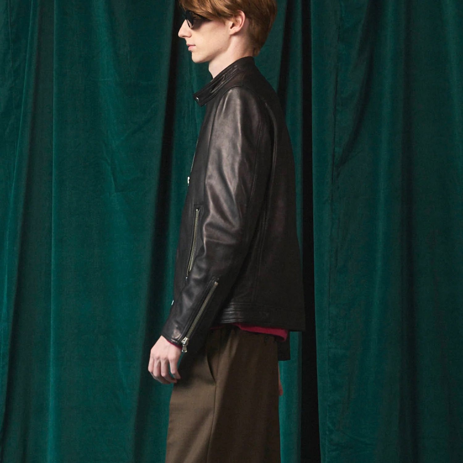 【残り一点】Dress-Fit Sheep Leather Single Rider JKT