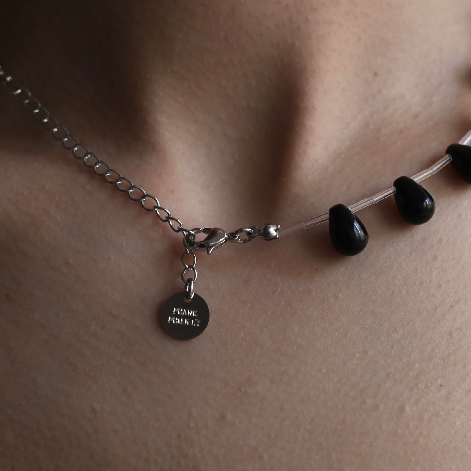 【残り一点】Onyx Drop Necklace