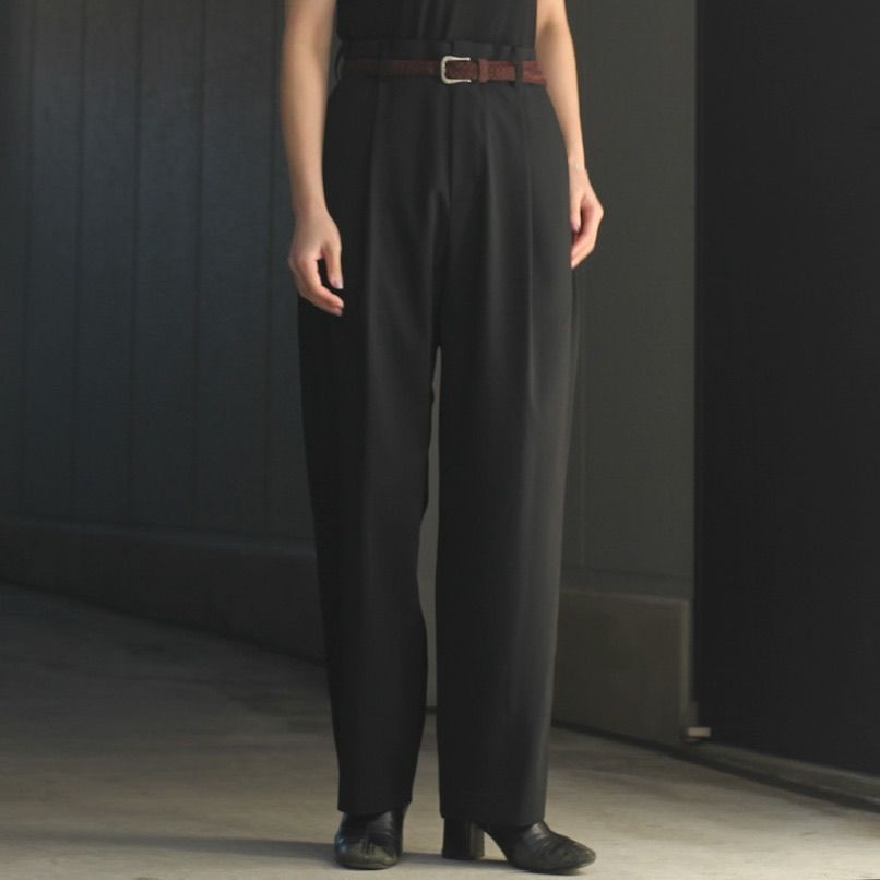 【残り一点】High Twist Wool Wide Pants