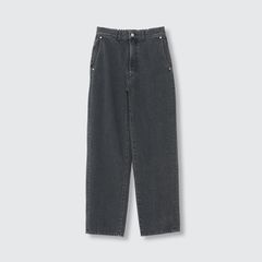 【残り一点】Denim Wide Straight Pants Vintage Wash