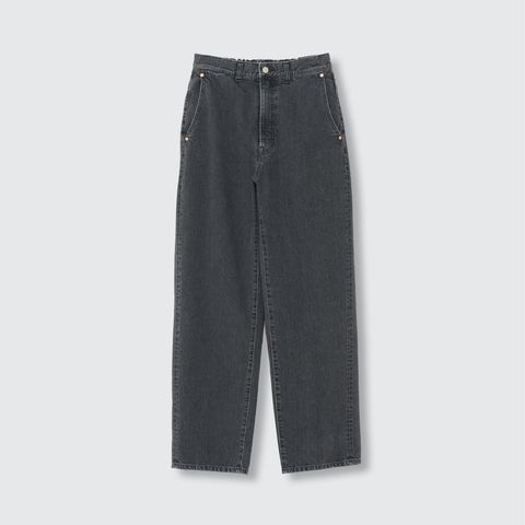 【残り一点】Denim Wide Straight Pants Vintage Wash