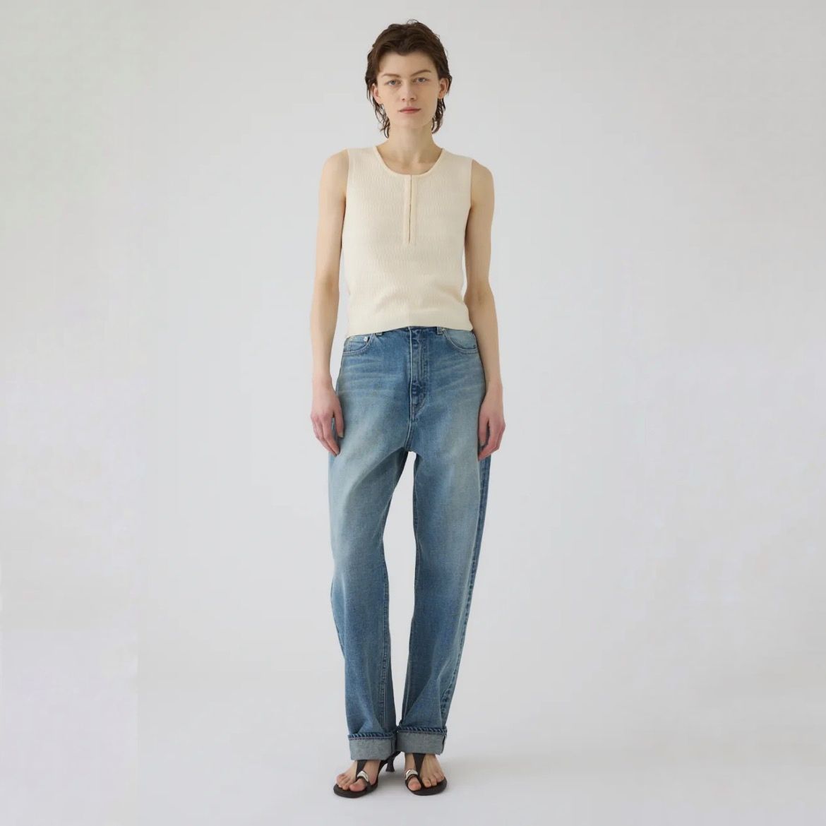 【残り一点】Round Neck Hook Tank