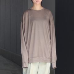 【残り一点】オーバーサイズリラックスウールL/S TEE