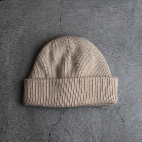 【残り一点】Knit Big Watch Cap(CASHMERE)