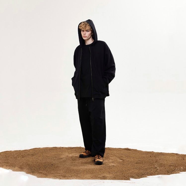 【残り一点】Bio Washed Easy Hoodie Zip UP