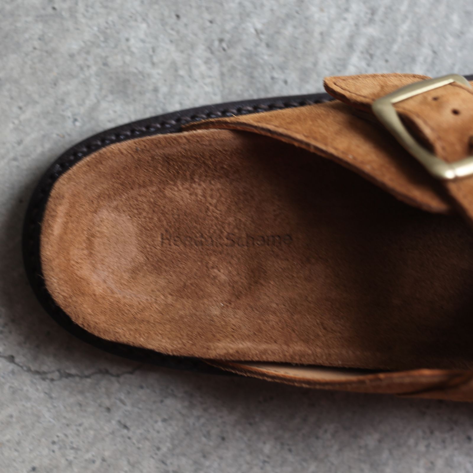 Hender Scheme - 【残り一点】Buggs Suede(CAMEL) | ACRMTSM ONLINE STORE