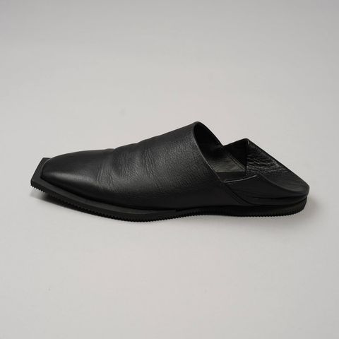 【残り一点】Plain Toe With Open Lacing Flat Slip-ons