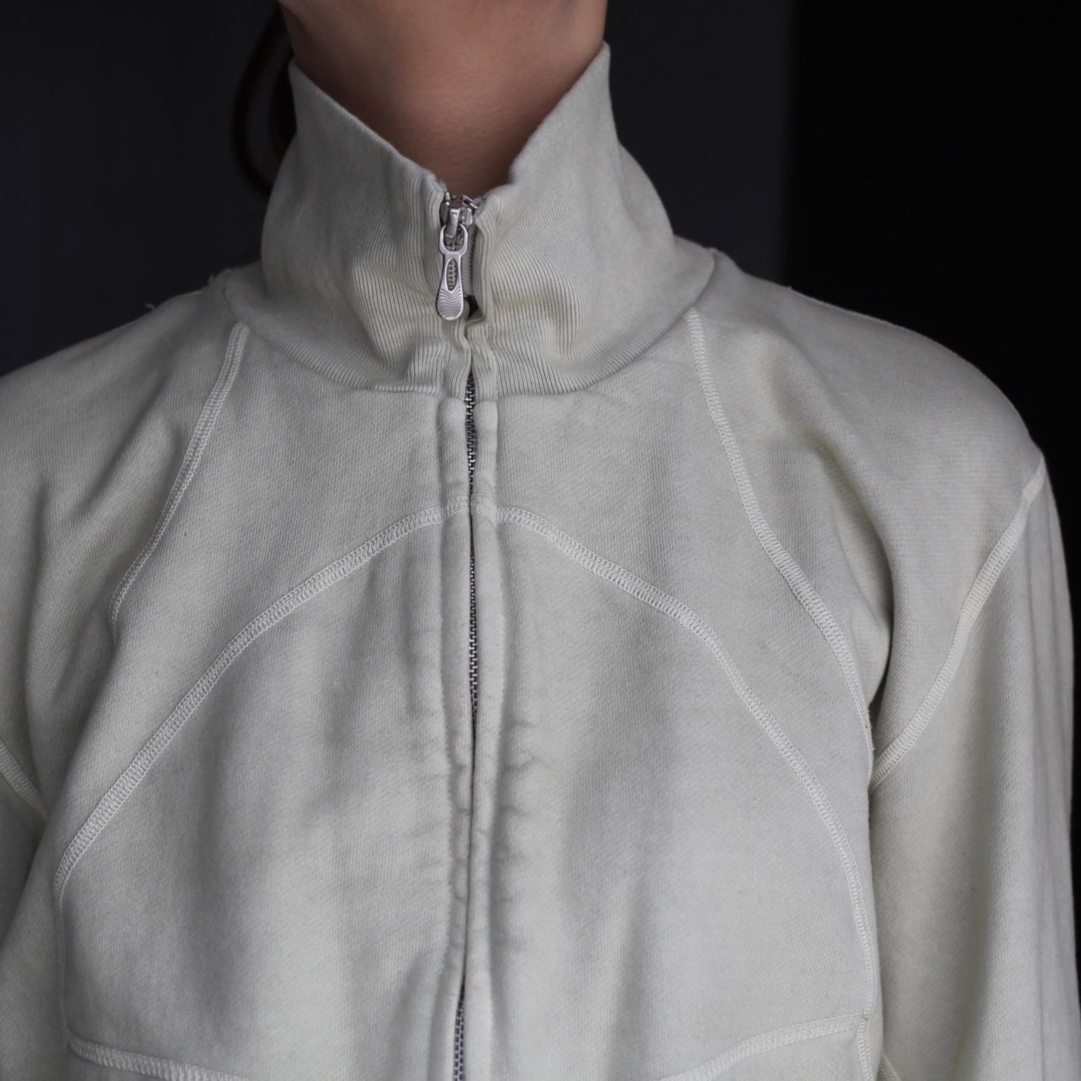 【残り一点】Paneled Zip Up Sweat Shirt
