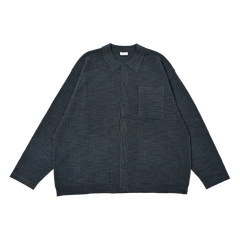 【残り一点】Rib Pattern Kint Shirt