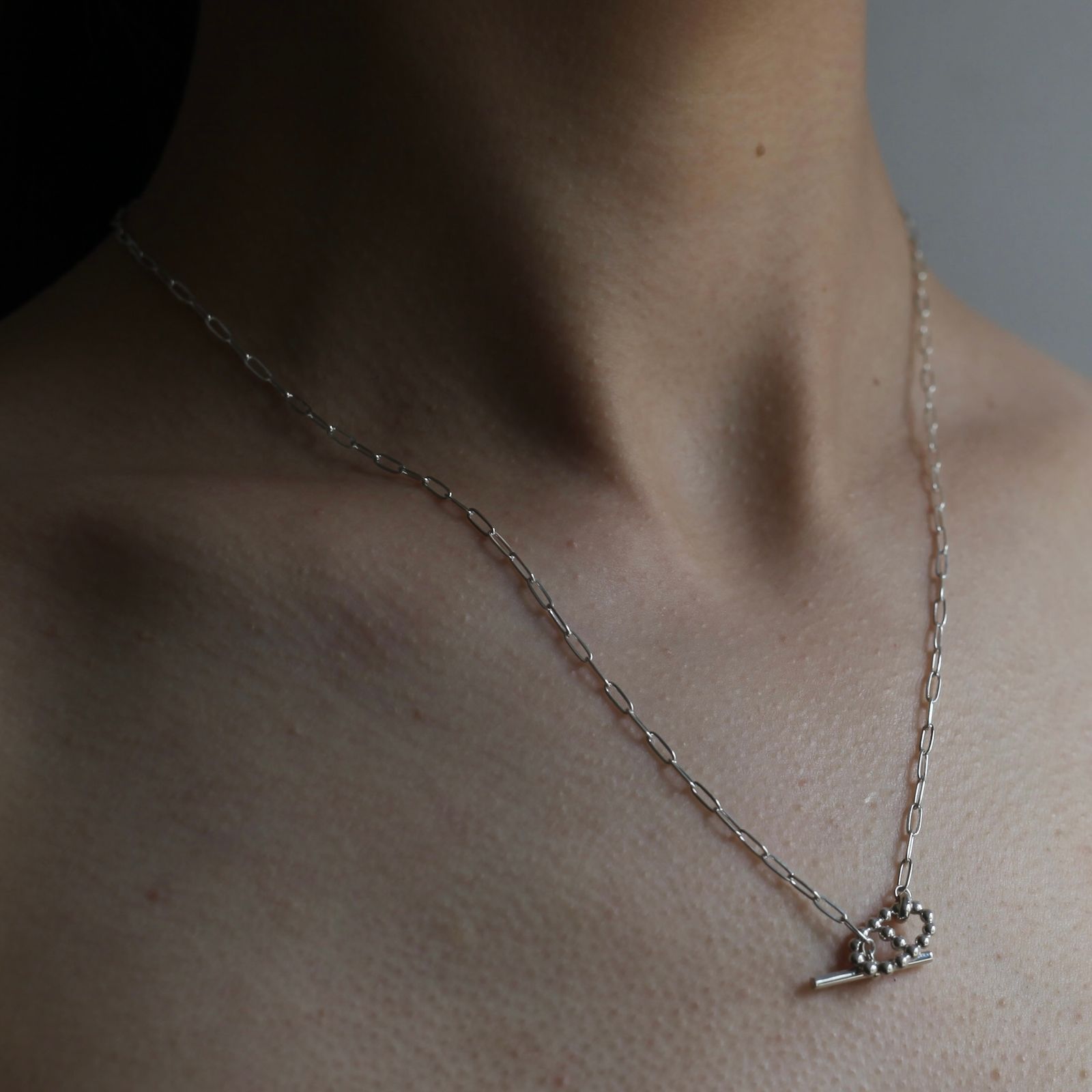 【残り一点】PC Ball Anchor T-BAR Necklace
